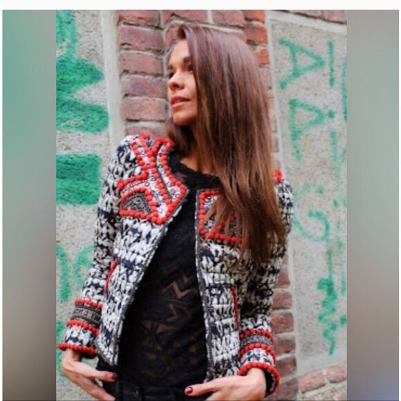 Isabel Marant H&M Embellished Quilted Jacket - Picture 1 of 8